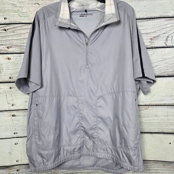 Nike Golf Men’s Half-Zip Windbreaker Jacket XL Gray - Picture 1 of 12